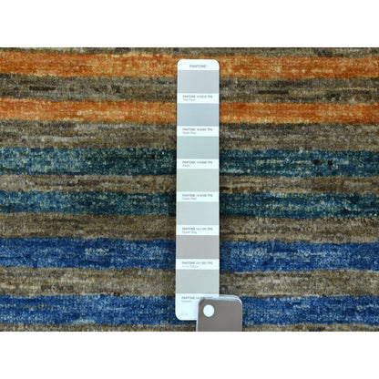 Kazak Wool Hand Knotted Rug Grey No Border 3.0X9.3 -O067044