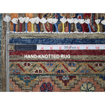 Kazak Wool Hand Knotted Rug Grey No Border 3.0X9.3 -O067044
