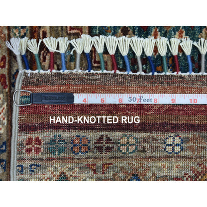 Kazak Wool Hand Knotted Rug Grey No Border 2.9X8.0 -O067120