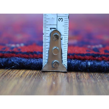 Tribal & Geometric Wool Hand Knotted Rug Red Red 3.3X5.0 -O067868