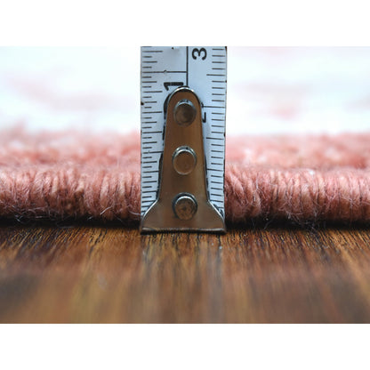 Oushak And Peshawar Wool Hand Knotted Rug Red Red 4.0X5.9 -O068041