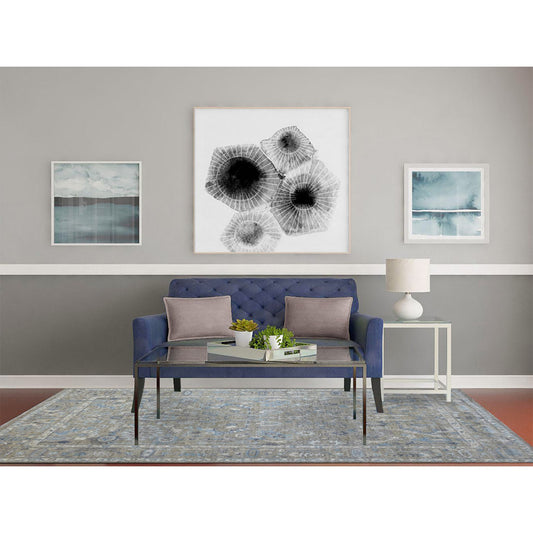 Oushak And Peshawar Wool Hand Knotted Rug Brown Brown 6.1X9.7 -O068864