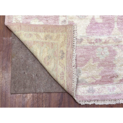 Oushak And Peshawar Wool Hand Knotted Rug Pink Pink 6.1X8.8 -O069151