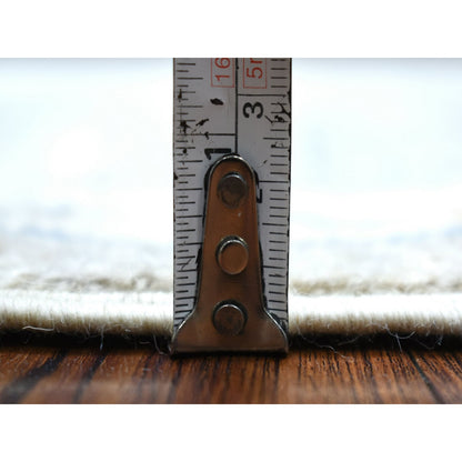 Oushak And Peshawar Wool Hand Knotted Rug Grey Gray 6.0X9.2 -O069266