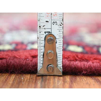 Tribal & Geometric Wool Hand Knotted Rug Red Red 2.6X4.3 -O069447