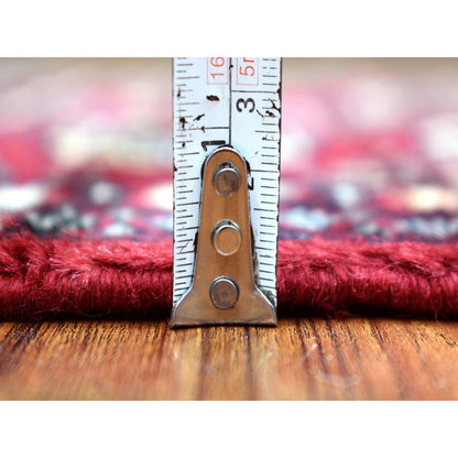 Tribal & Geometric Wool Hand Knotted Rug Red Red 2.0X3.2 -O069462