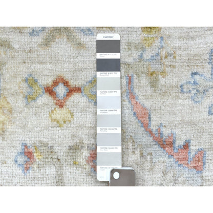 Oushak And Peshawar Wool Hand Knotted Rug Beige Beige 4.1X5.10 -O069762