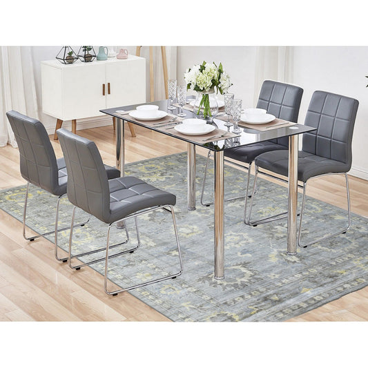 Oushak And Peshawar Wool Hand Knotted Rug Grey Gray 8.0X9.10 -O069784