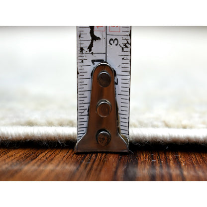 Oushak And Peshawar Wool Hand Knotted Rug Grey Gray 2.8X11.6 -O069887