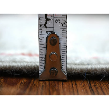 Oushak And Peshawar Wool Hand Knotted Rug Grey Gray 2.10X17.0 -O070118