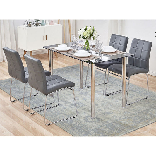 Oushak And Peshawar Wool Hand Knotted Rug Grey Blue 8.1X9.8 -O070125