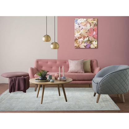 Oushak And Peshawar Wool Hand Knotted Rug Grey Gray 6.0X8.9 -O070253