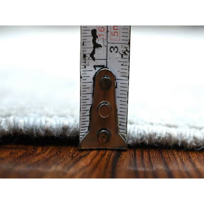 Oushak And Peshawar Wool Hand Knotted Rug Grey Gray 6.0X8.9 -O070253