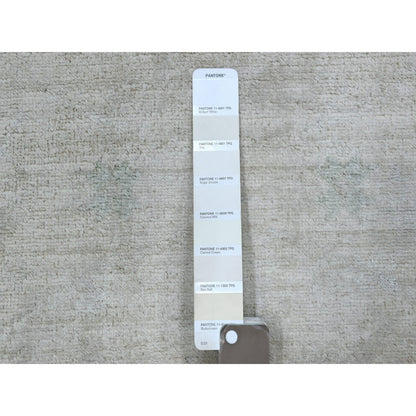 Oushak Wool Hand Knotted Rug Ivory 2.7X5.10  -O070268