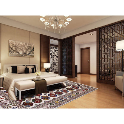 Kazak Wool Hand Knotted Rug Ivory Ivory 8.2X10.0 -O070300