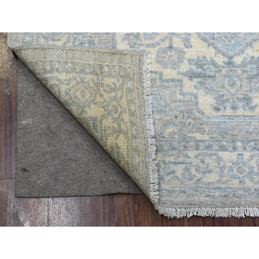 Oushak And Peshawar Wool Hand Knotted Rug Beige Beige 4.0X5.3 -O070383