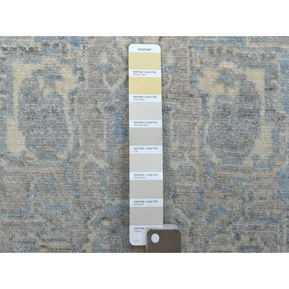 Oushak And Peshawar Wool Hand Knotted Rug Beige Beige 4.0X5.3 -O070383