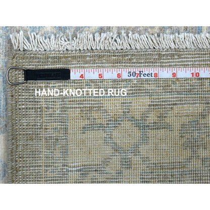 Oushak And Peshawar Wool Hand Knotted Rug Beige Beige 4.0X5.3 -O070383