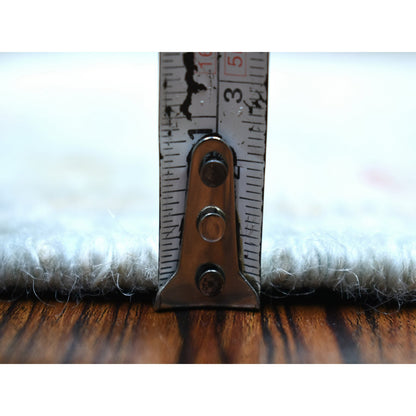 Oushak And Peshawar Wool Hand Knotted Rug Blue Light Blue 6.2X9.5 -O070516