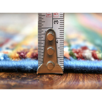 Kazak Wool Hand Knotted Rug Multicolored No Border 2.0X3.2 -O071664