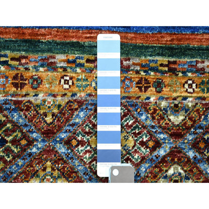 Kazak Wool Hand Knotted Rug Multicolored No Border 2.0X3.2 -O071668