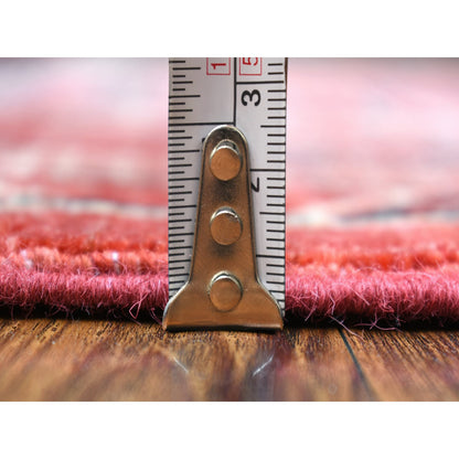 Oushak And Peshawar Wool Hand Knotted Rug Red Red 5.10X8.10 -O071729