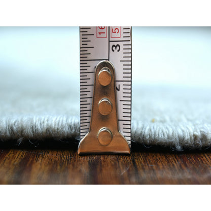 Oushak And Peshawar Wool Hand Knotted Rug Ivory Ivory 4.0X5.9 -O071733