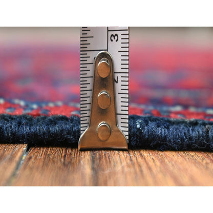 Tribal & Geometric Wool Hand Knotted Rug Red Red 2.9X4.3 -O071780