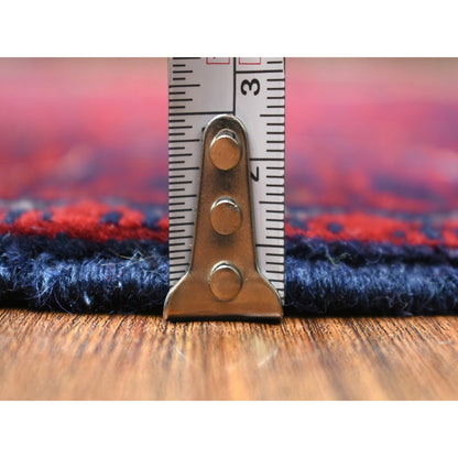 Tribal & Geometric Wool Hand Knotted Rug Red Red 3.3X4.9 -O071805