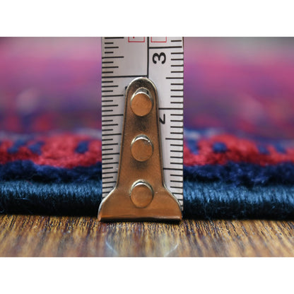 Tribal & Geometric Wool Hand Knotted Rug Red Red 3.3X5.0 -O071808