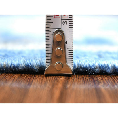 Oushak And Peshawar Wool Hand Knotted Rug Blue Blue 4.0X6.0 -O071878