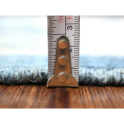 Oushak And Peshawar Wool Hand Knotted Rug Grey Light Gray 3.0X11.7 -O071883