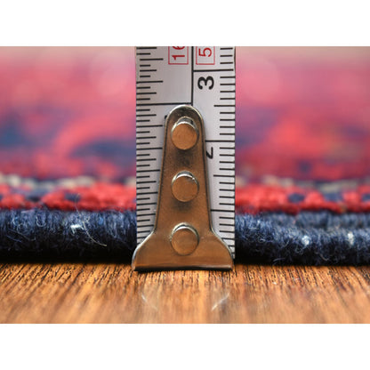 Tribal & Geometric Wool Hand Knotted Rug Red Red 3.2X5.0 -O071899