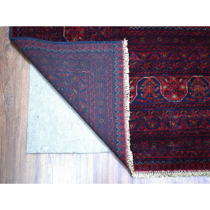 Tribal & Geometric Wool Hand Knotted Rug Red Red 10.0X12.10 -O071915