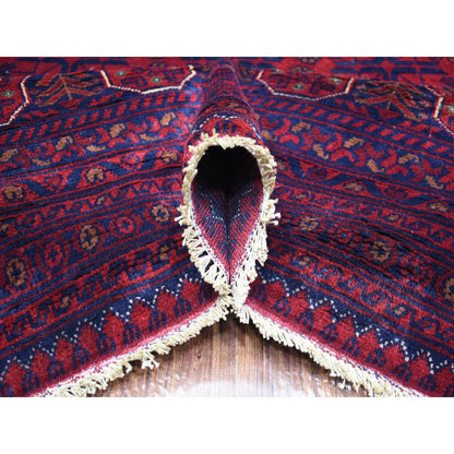 Tribal & Geometric Wool Hand Knotted Rug Red Red 10.0X12.10 -O071915