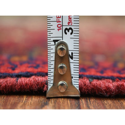 Tribal & Geometric Wool Hand Knotted Rug Red Red 2.0X3.0 -O072220