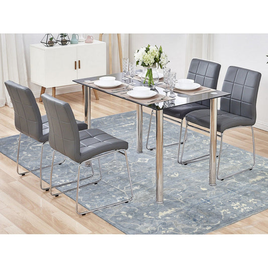 Oushak And Peshawar Wool Hand Knotted Rug Grey Gray 8.0X9.9 -O072588