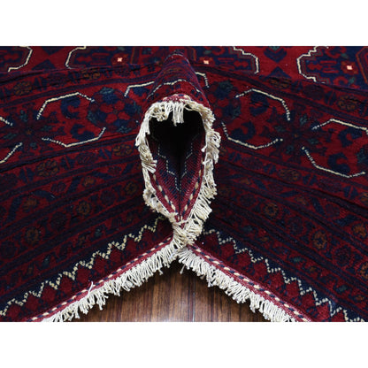 Tribal & Geometric Wool Hand Knotted Rug Red Red 9.8X13.0 -O072661