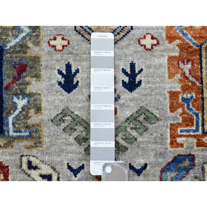 Traditional Wool Hand Knotted Rug Grey 3.3X4.10  -O072747