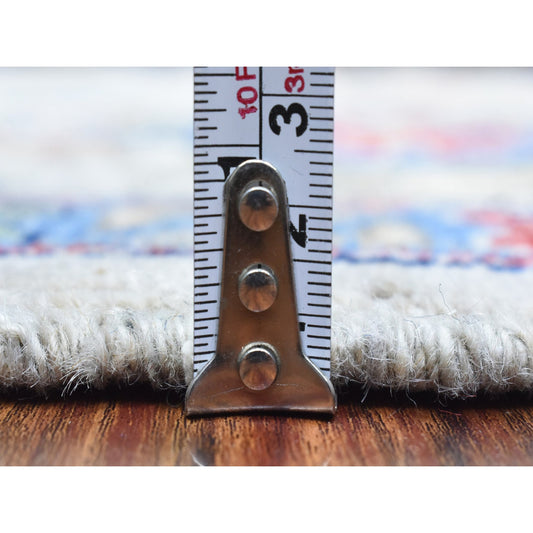 Traditional Wool Hand Knotted Rug Grey 3.3X4.10  -O072747