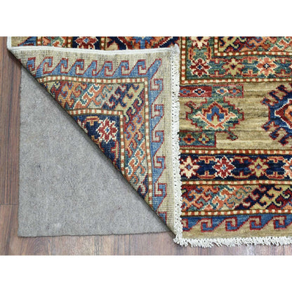 Kazak Wool Hand Knotted Rug Brown Brown 10.0X13.2 -O072862
