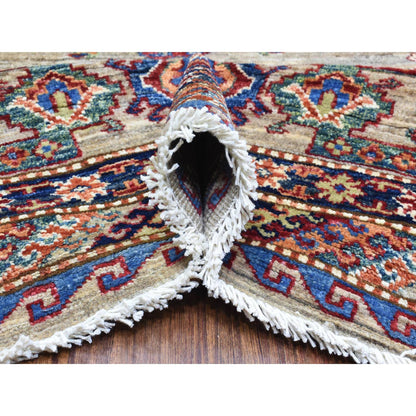 Kazak Wool Hand Knotted Rug Brown Brown 10.0X13.2 -O072862