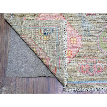 Tribal & Geometric Wool Hand Knotted Rug Grey Gray 6.1X9.0 -O073101