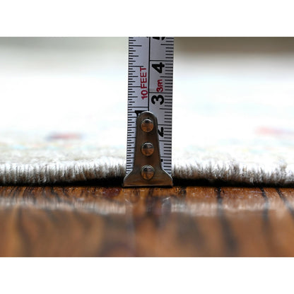 Oushak And Peshawar Wool Hand Knotted Rug Beige Beige 3.0X4.10 -O073131