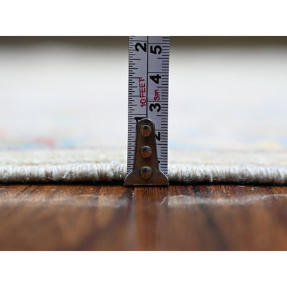 Oushak And Peshawar Wool Hand Knotted Rug Beige Beige 6.0X9.0 -O073143