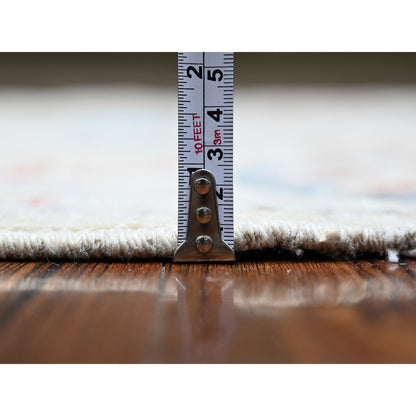 Oushak And Peshawar Wool Hand Knotted Rug Brown Brown 4.0X5.10 -O073146