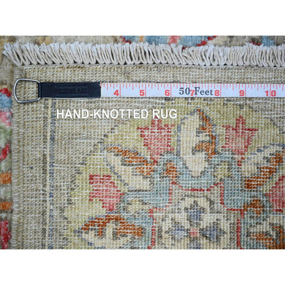 Oushak And Peshawar Wool Hand Knotted Rug Brown Brown 4.0X5.10 -O073146