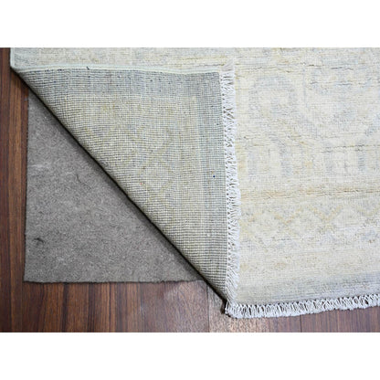 Oushak And Peshawar Wool Hand Knotted Rug Grey Gray 11.9X14.3 -O073280