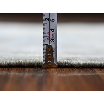 Oushak And Peshawar Wool Hand Knotted Rug Grey Gray 3.0X15.9 -O073300