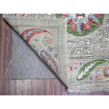 Oushak And Peshawar Wool Hand Knotted Rug Beige Beige 9.0X12.2 -O073403